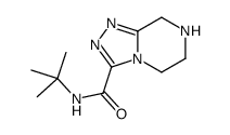 N-tert-butyl-5,6,7,8-tetrahydro-[1,2,4]triazolo[4,3-a]pyrazine-3-carboxamide Structure
