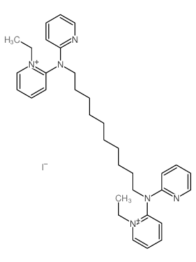 N-(1,4-dihydropyridin-2-yl)-N,N-bis(1-ethyl-2-piperidyl)-N-(2-piperidyl)decane-1,10-diamine Structure