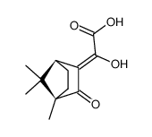 2-Hydroxy-2-[(1R)-4,7,7-trimethyl-3-oxobicyclo[2.2.1]hept-2-ylidene]acetic acid Structure