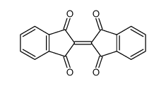2,2'-biindanylidene-1,3,1',3'-tetraone Structure