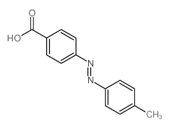 4-(4-methylphenyl)diazenylbenzoic acid Structure