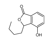 3-butyl-4-hydroxy-3H-2-benzofuran-1-one结构式