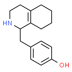 (+-)-α-(1,2,3,4,5,6,7,8-octahydro-1-isoquinolyl)-p-cresol结构式