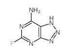 3H-1,2,3-Triazolo[4,5-d]pyrimidin-7-amine,5-fluoro-结构式