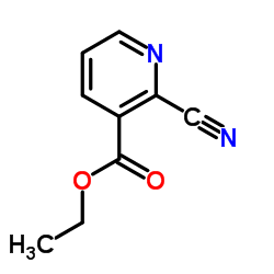 Ethyl 2-cyanonicotinate structure