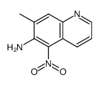 6-amino-5-nitro-7-methylquinoline结构式