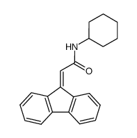 N-cyclohexyl-2-(9H-fluoren-9-ylidene)acetamide Structure