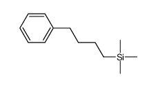 trimethyl(4-phenylbutyl)silane structure