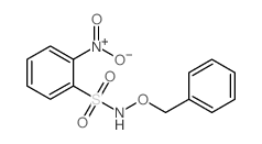 N-(Benzyloxy)-2-nitrobenzenesulfonamide Structure