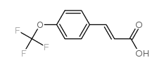 4-(Trifluoromethoxy)cinnamic Acid Structure