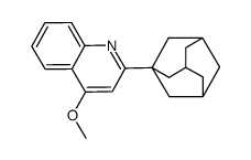 2-(1-Adamantyl)-4-methoxychinolin结构式