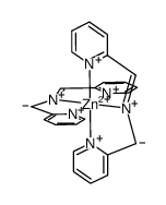 zinc bis[1,3-di(2-pyridyl)-2-azapropenide] Structure