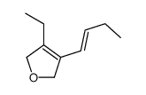 Furan, 3-(1E)-1-butenyl-4-ethyl-2,5-dihydro- (9CI)结构式