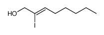(2Z)-2-iodo-2-octen-1-ol Structure