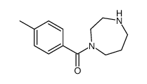 1H-1,4-Diazepine,hexahydro-1-(4-methylbenzoyl)-(9CI)结构式