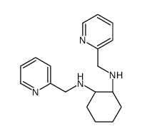 (1R,2R)-1-N,2-N-bis(pyridin-2-ylmethyl)cyclohexane-1,2-diamine Structure