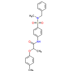 N-{4-[Benzyl(methyl)sulfamoyl]phenyl}-2-(4-methylphenoxy)propanamide Structure