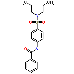 N-[4-(Dipropylsulfamoyl)phenyl]benzamide Structure