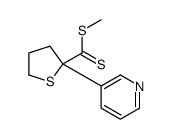 methyl 2-pyridin-3-ylthiolane-2-carbodithioate结构式