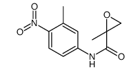 2-methyl-N-(3-methyl-4-nitrophenyl)oxirane-2-carboxamide Structure