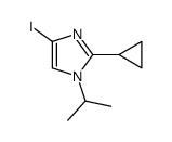 2-Cyclopropyl-4-iodo-1-isopropyl-1H-imidazole Structure