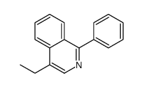 4-ethyl-1-phenylisoquinoline结构式