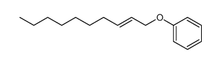 trans-2-decenyl phenyl ether结构式