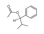 (R)-2-methyl-1-phenylpropyl acetate Structure