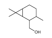 3,7,7-trimethylbicyclo[4.1.0]heptane-2-methanol Structure