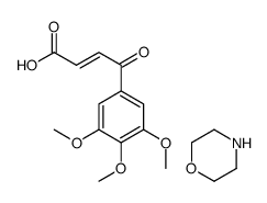 morpholine,(E)-4-oxo-4-(3,4,5-trimethoxyphenyl)but-2-enoic acid结构式