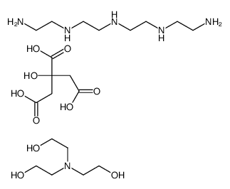 2,2',2''-nitrilotriethanol, compound with N-(2-aminoethyl)-N'-[2-[(2-aminoethyl)amino]ethyl]ethane-1,2-diamine citrate picture