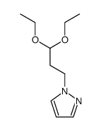 1-(3,3-diethoxypropyl)-1H-pyrazole Structure