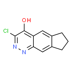 6H-Cyclopenta[g]cinnolin-4-ol,3-chloro-7,8-dihydro-结构式