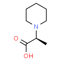 (S)-2-(PIPERIDIN-1-YL)PROPANOIC ACID structure