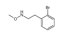 N-methoxy-N-(2-(o-bromophenyl)ethyl)amine Structure