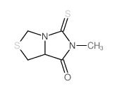 6-Methyl-5-thioxotetrahydro-7H-imidazo[1,5-c][1,3]thiazol-7-one Structure