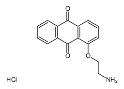 1-(2-Aminoethoxy)anthracene-9,10-dione Hydrochloride结构式