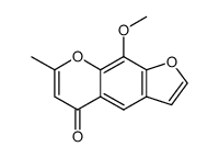 9-methoxy-7-methyl-furo[3,2-g]chromen-5-one Structure