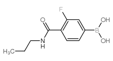 (3-氟-4-(丙基氨基甲酰基)苯基)硼酸图片