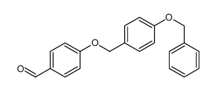 4-[(4-phenylmethoxyphenyl)methoxy]benzaldehyde结构式