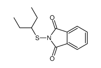 2-pentan-3-ylsulfanylisoindole-1,3-dione结构式