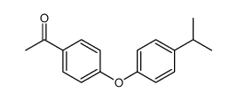 1-[4-(4-异丙基苯氧基)-苯基]-乙酮结构式
