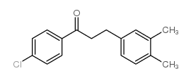 4'-CHLORO-3-(3,4-DIMETHYLPHENYL)PROPIOPHENONE Structure