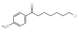 7-CHLORO-1-(4-METHYLPHENYL)-1-OXOHEPTANE结构式