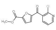 2-CHLORO-3-(5-METHOXYCARBONYL-2-FUROYL)PYRIDINE Structure