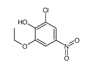2-chloro-6-ethoxy-4-nitrophenol结构式