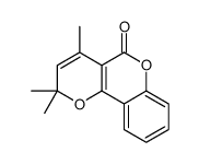 2,2,4-trimethylpyrano[3,2-c]chromen-5-one Structure