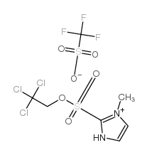 2,2,2-Trichloroethoxysulfuryl-N-methylimidazolium Triflate结构式