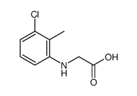 Glycine, N-(3-chloro-o-tolyl) Structure