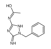 N-(5-amino-1-benzyl-1,2,4-triazol-3-yl)acetamide结构式